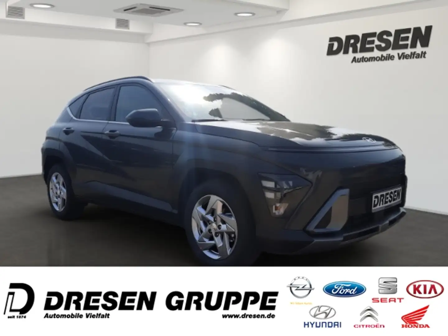 Hyundai KONA 1.6 Trend/Automatik/Elektr.Heckkl./Navi/Rückfahrka Grau - 2