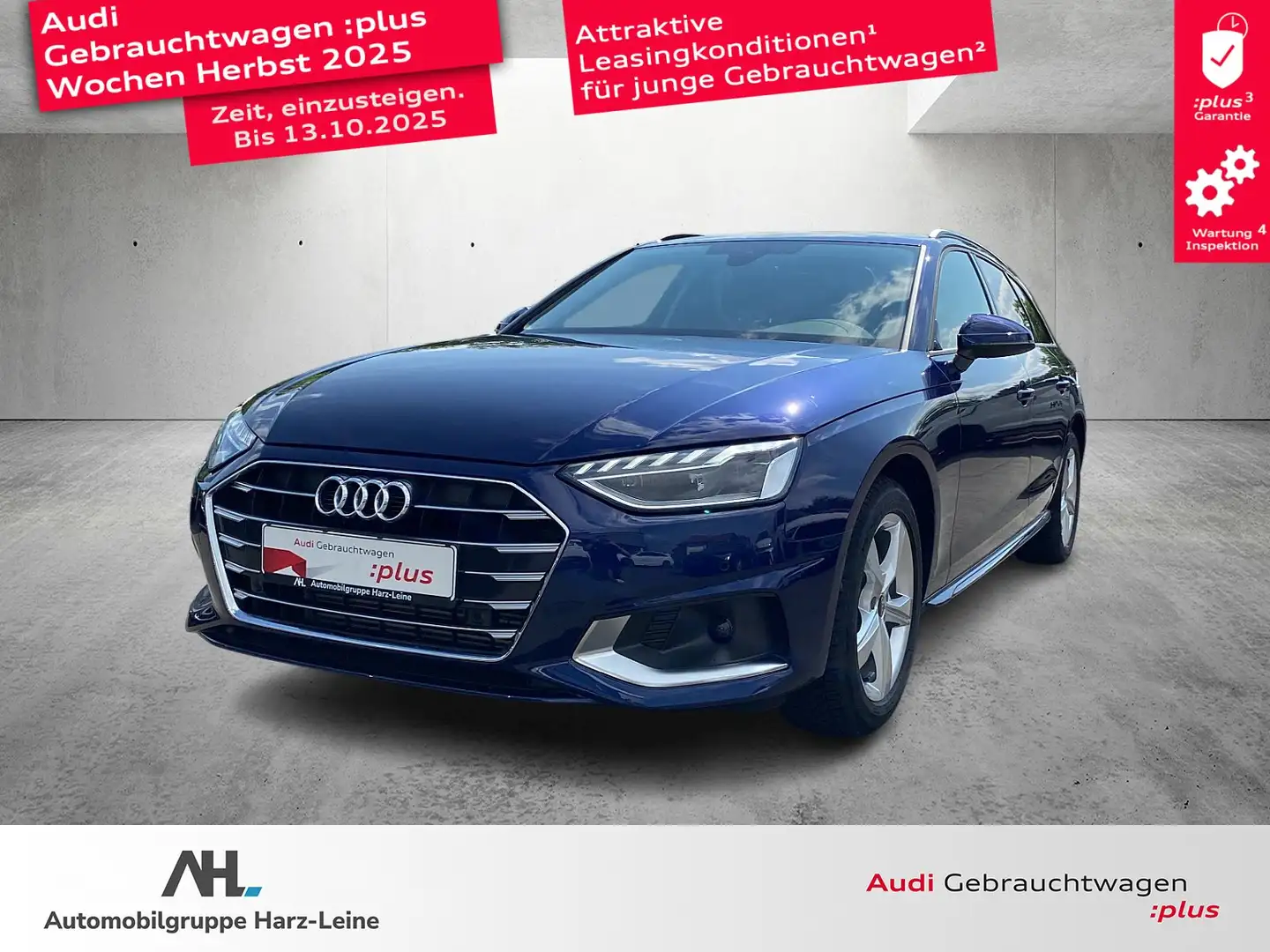 Audi A4 Avant Advanced 35 TFSI S tronic AHK, LED, Sportsit Bleu - 1