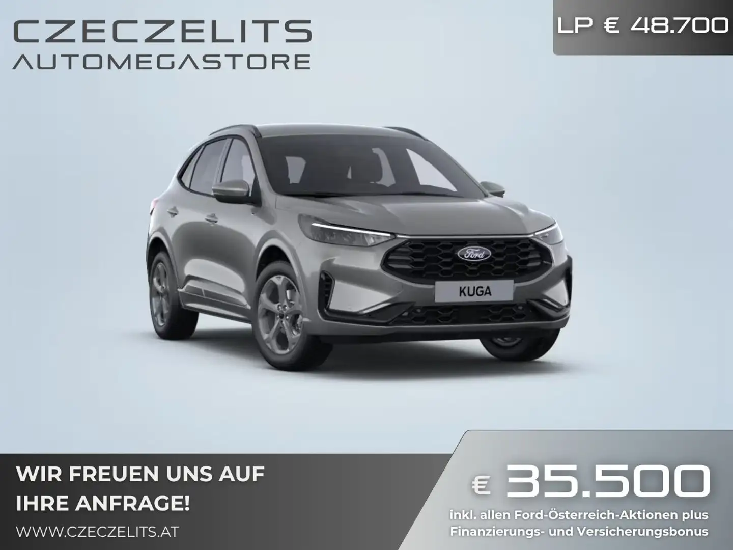 Ford Kuga 2,5 Duratec FHEV ST-Line Aut. ON43427 JF Silber - 1