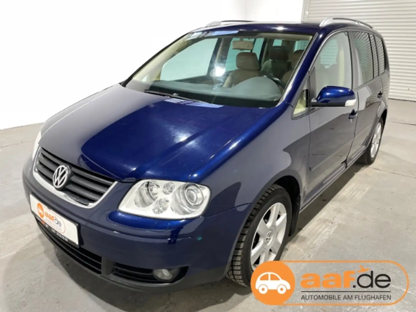 Volkswagen Touran Highline 1.6 FSI Xenon Klima Tempomat Blau - 1