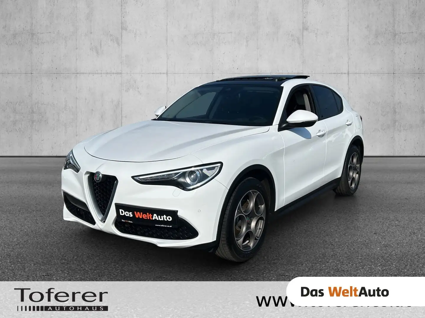 Alfa Romeo Stelvio Super 2,2 ATX AWD Weiß - 1