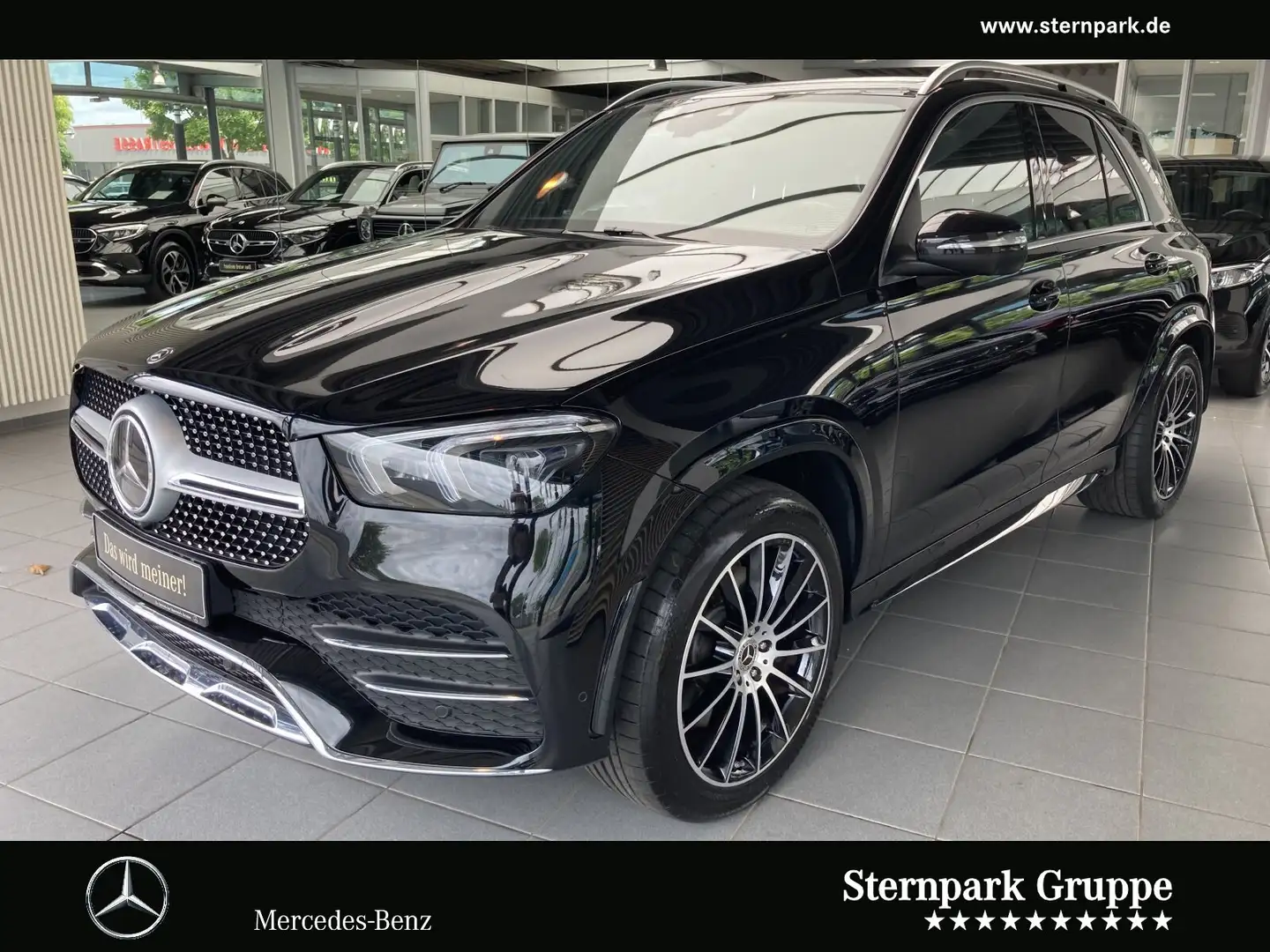 Mercedes-Benz GLE 350 GLE 350 d 4M AMG Airm*Pano*AHK*360*Distr*Memo*21 Schwarz - 1