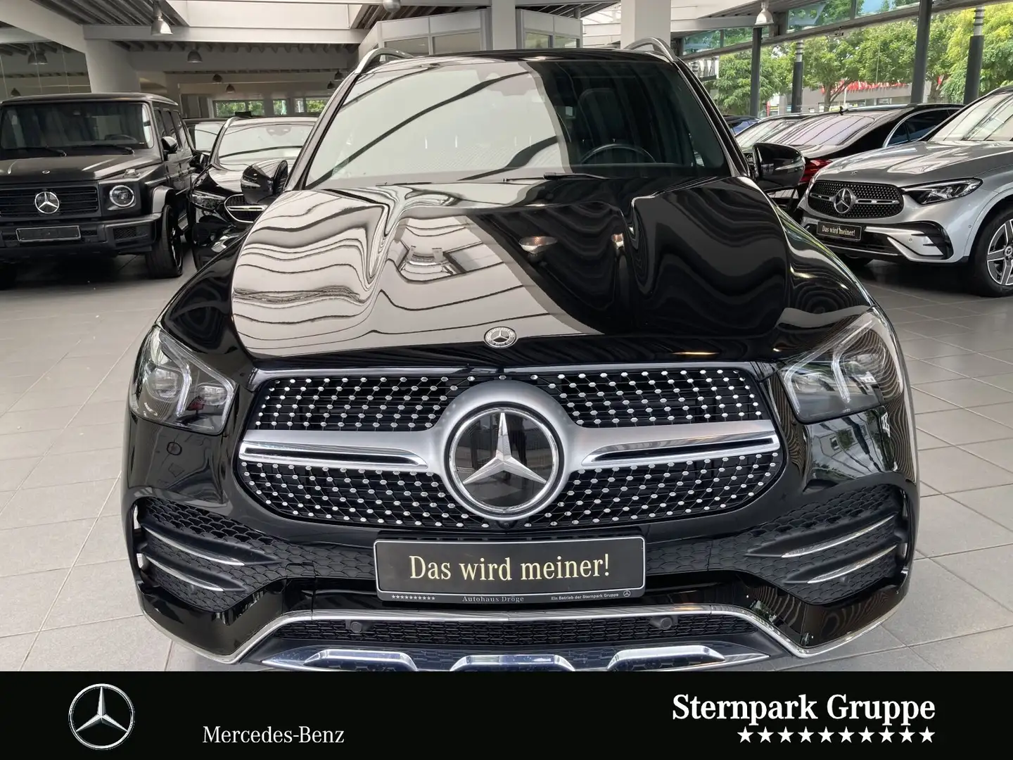 Mercedes-Benz GLE 350 GLE 350 d 4M AMG Airm*Pano*AHK*360*Distr*Memo*21 Schwarz - 2