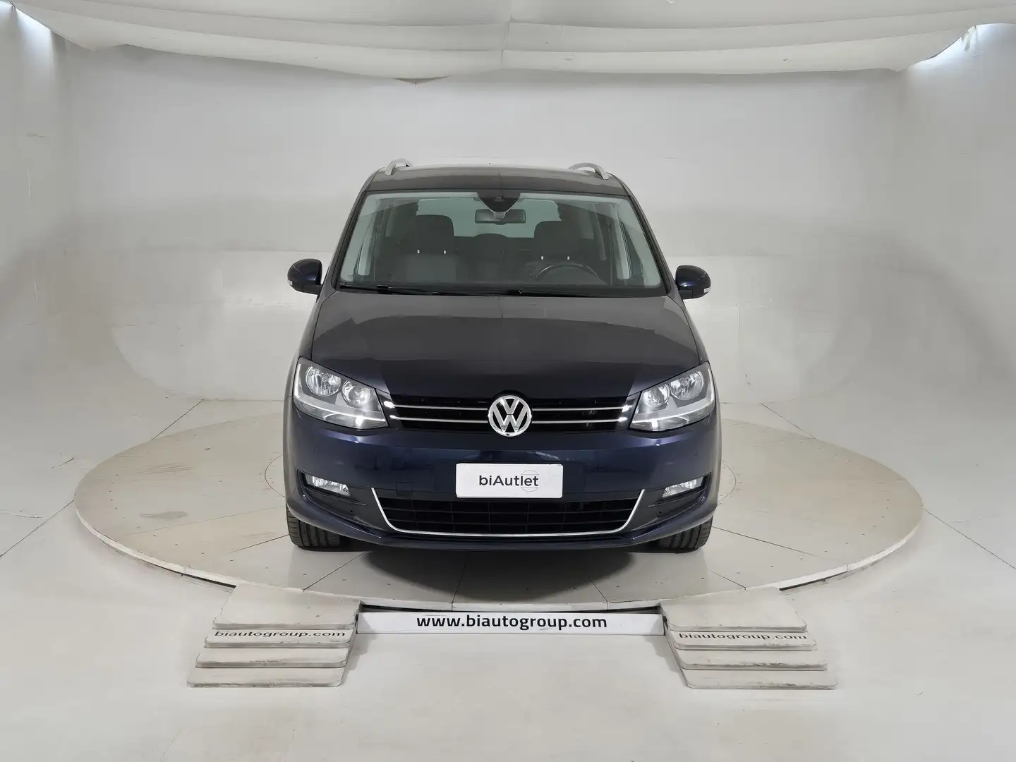 Volkswagen Sharan 2.0 tdi Business Blauw - 2