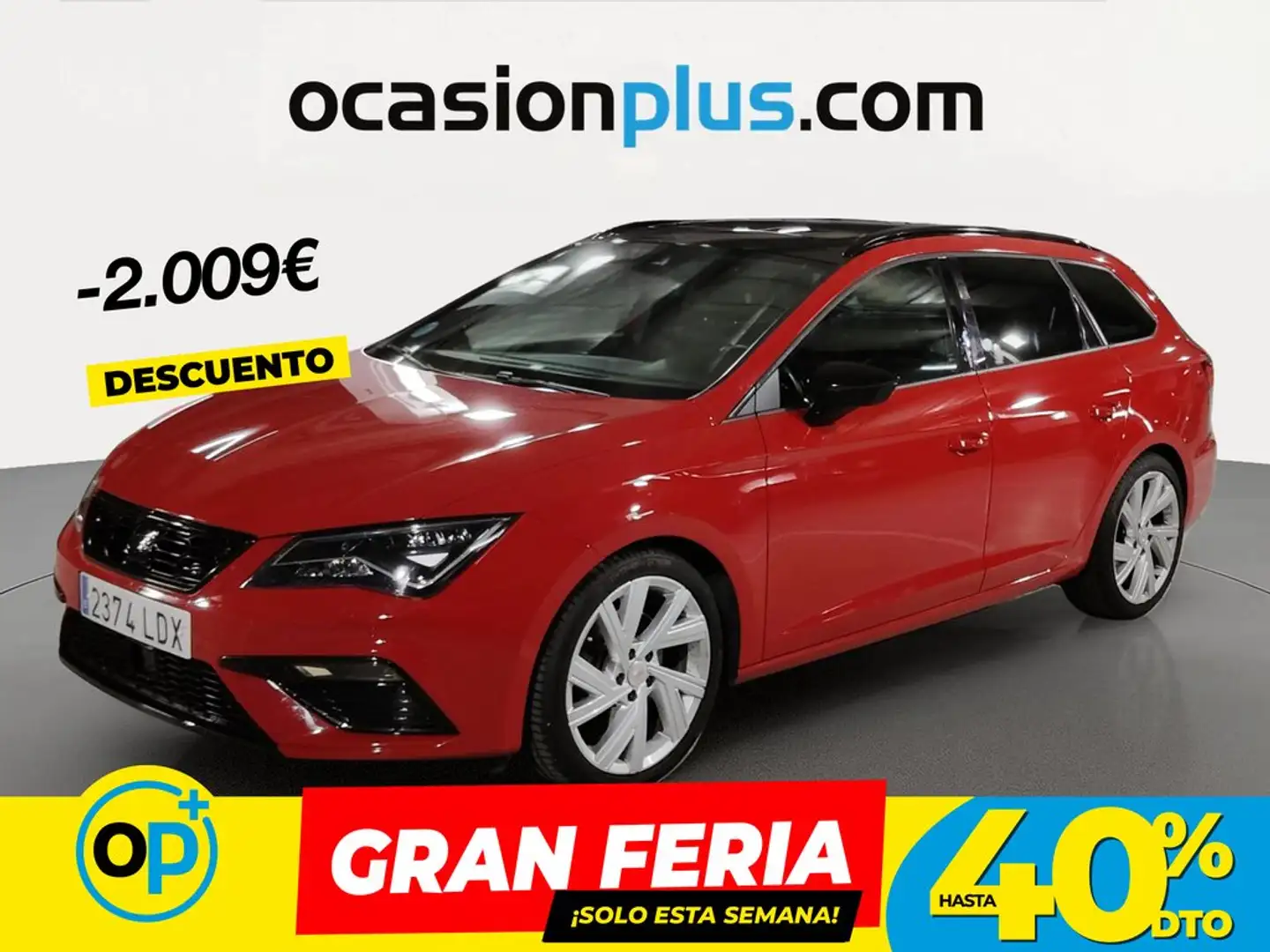 SEAT Leon ST 1.5 EcoTSI S&S FR Fast Edition DSG7 150 Rojo - 1