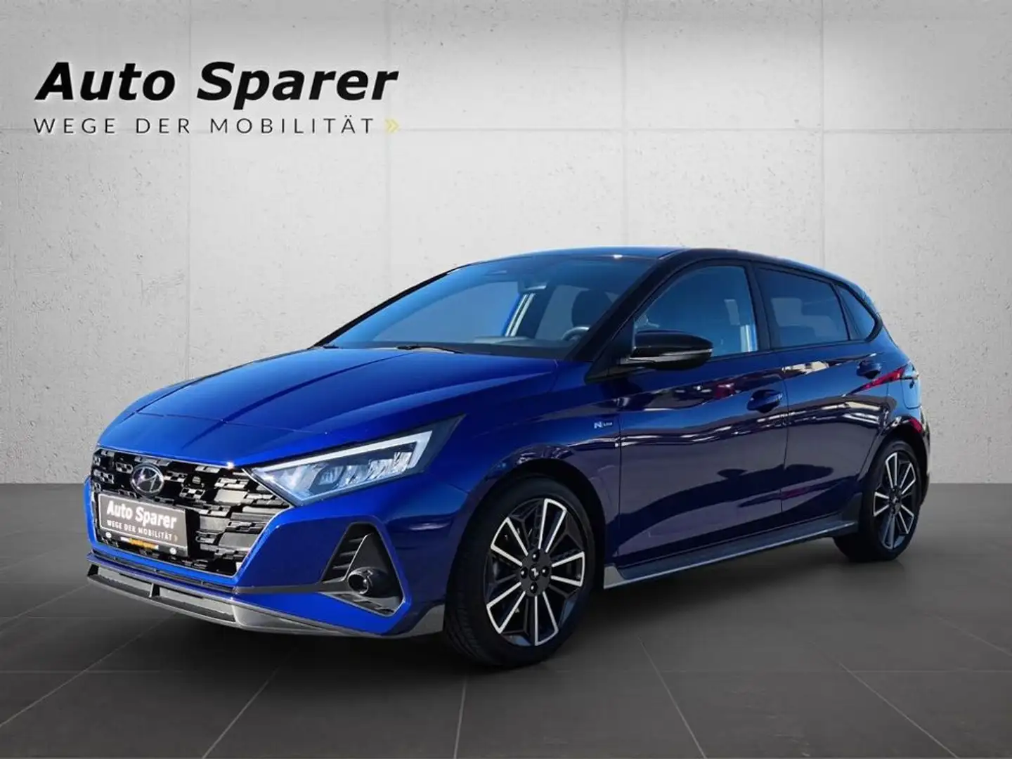 Hyundai i20 N-Line 1,0 T-GDi Blau - 1
