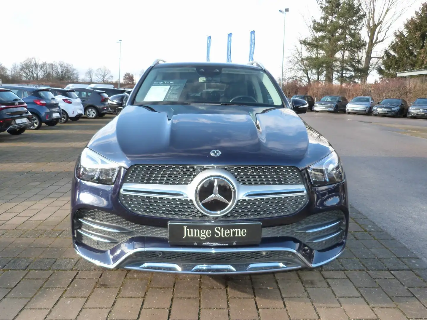 Mercedes-Benz GLE 350 de 4M AMG Pano+Sound+LED+AHK+360°+Trittb Blauw - 2
