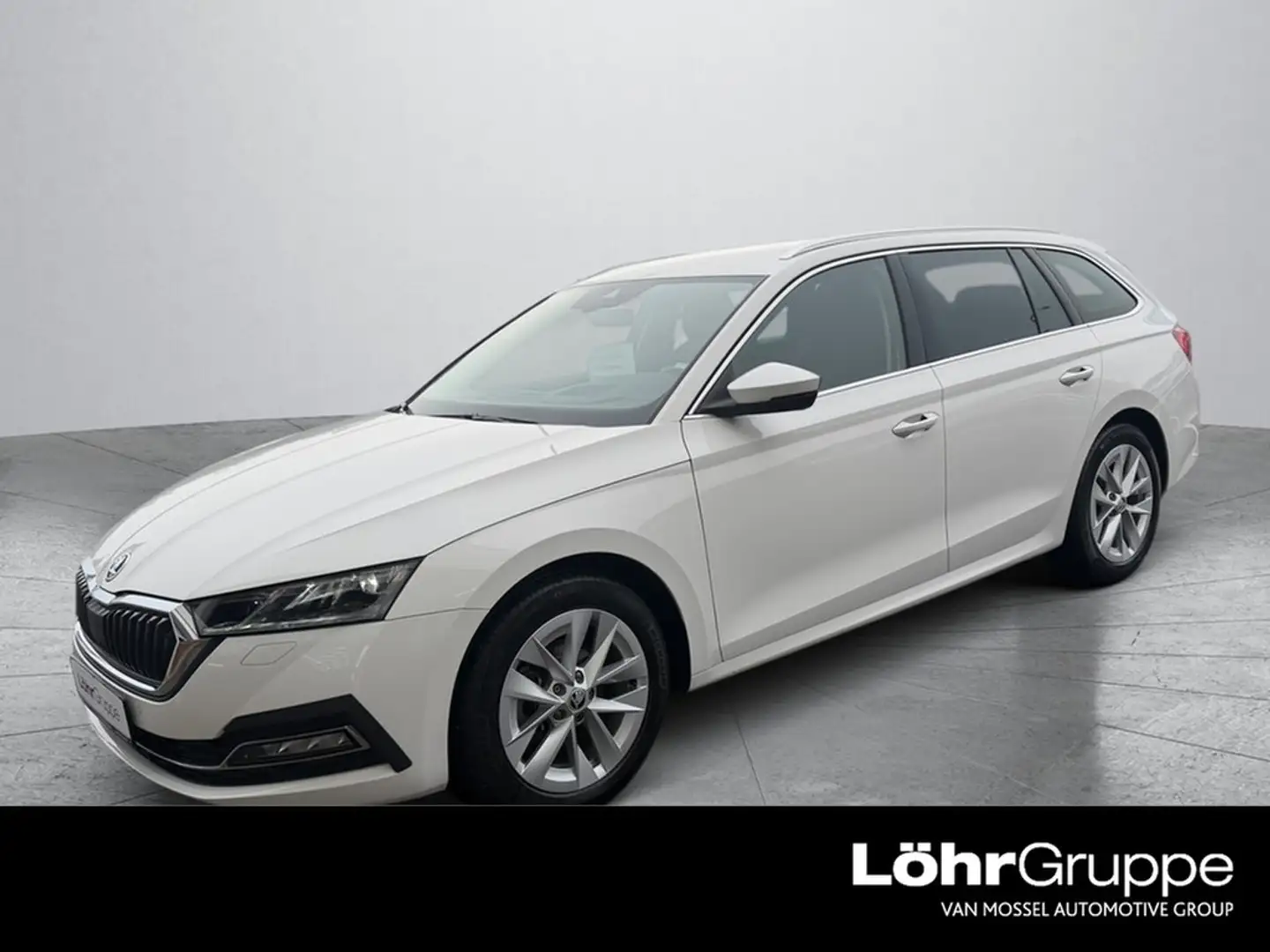 Skoda Octavia Combi 2,0 TDI DSG Weiß - 1
