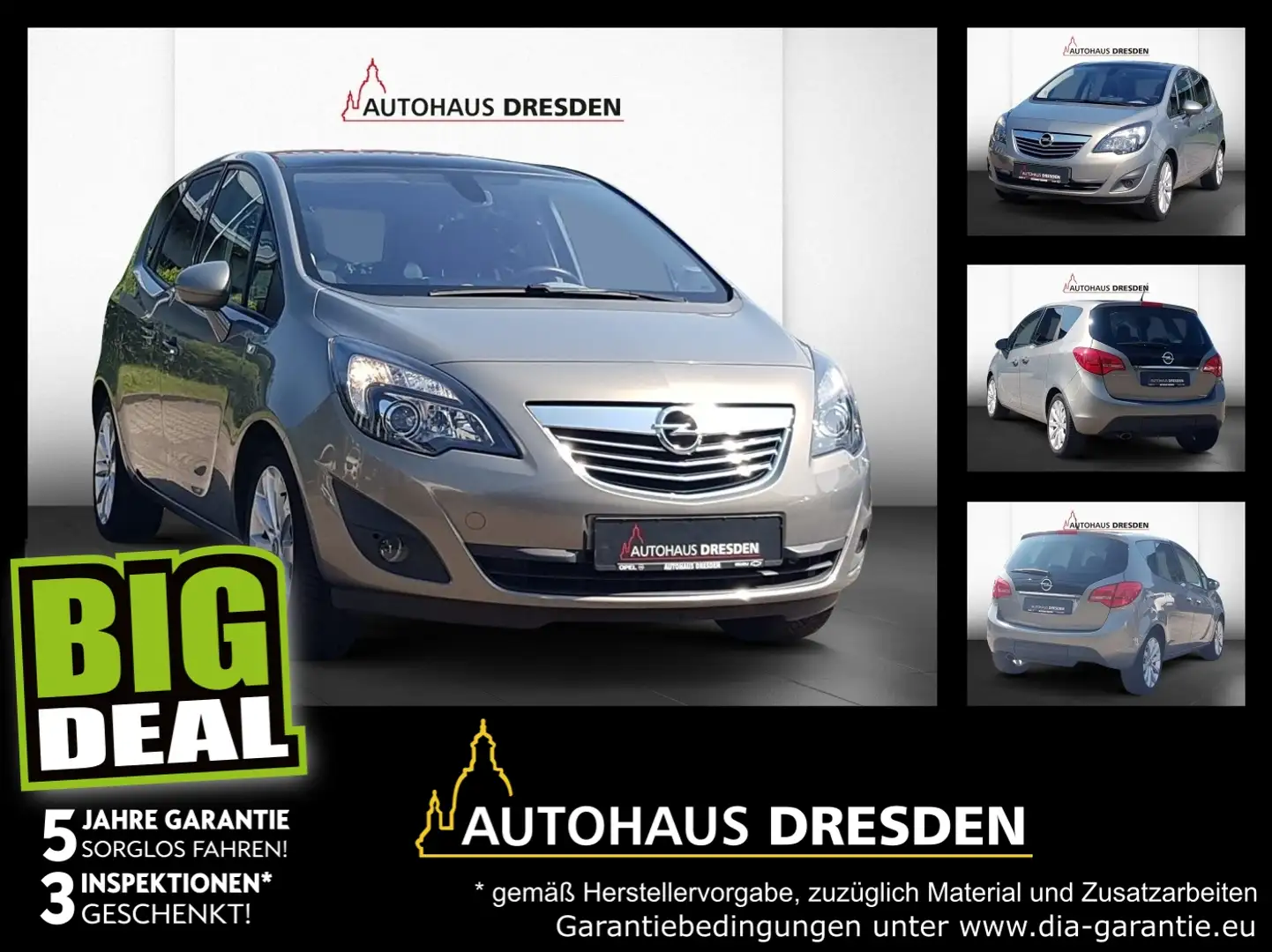 Opel Meriva B 1.4 Turbo *PANO*SHZ*KLIMA-AT* Grau - 1