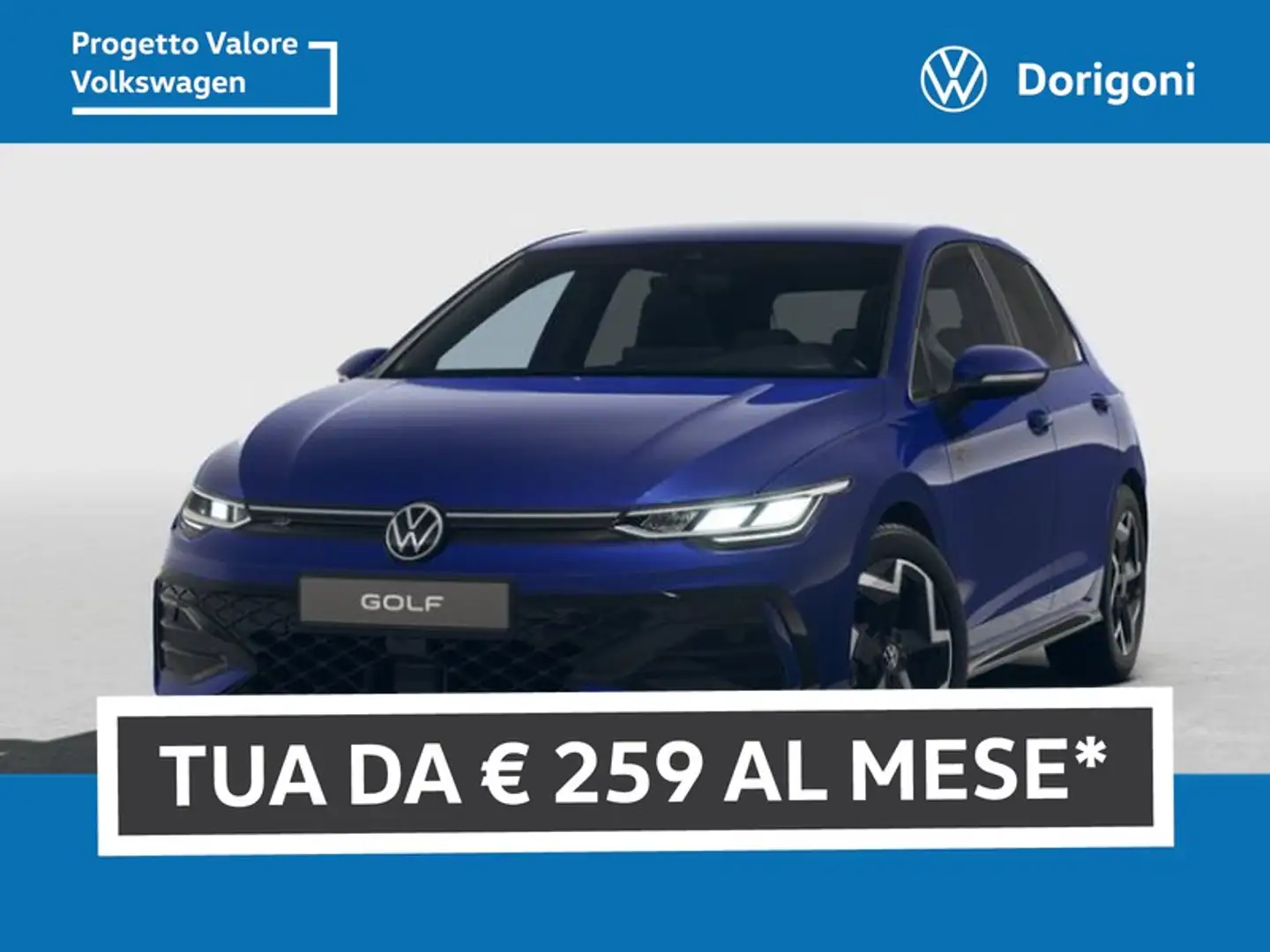 Volkswagen Golf 2.0 tdi r-line 150cv dsg Blu/Azzurro - 1