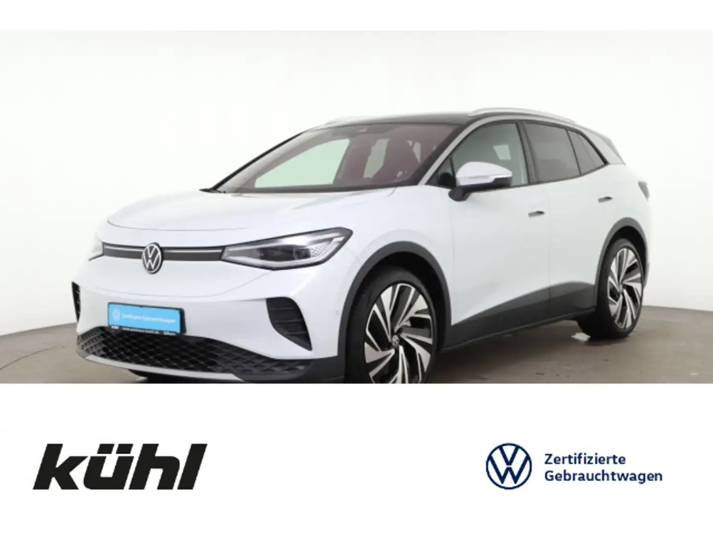Volkswagen ID.4 Pro IQ.Light/ACC/HuD/360°/App/Navi/AHK Blanc - 1