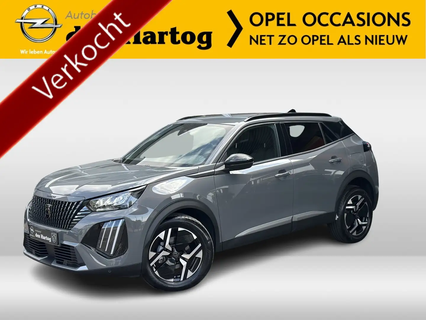 Peugeot 2008 1.2 PureTech Allure Pack 130pk/Stoelverwarming/ECC Gris - 1