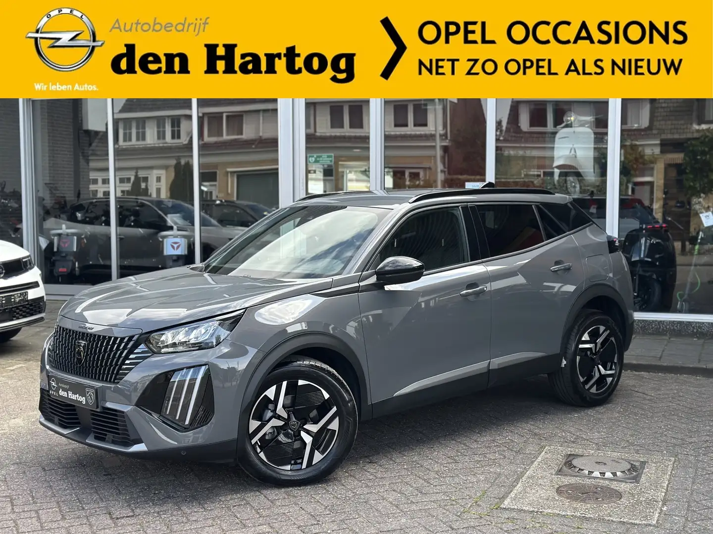Peugeot 2008 1.2 PureTech Allure Pack 130pk/Stoelverwarming/ECC Grau - 1