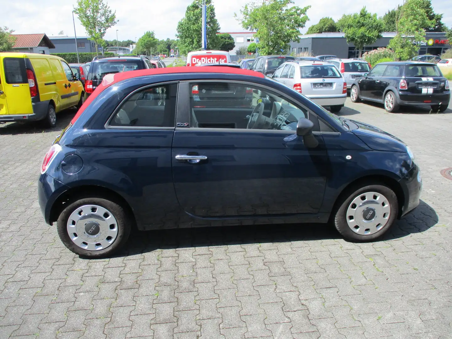 Fiat 500C 1.2 Pop erst 75300 Km Blau - 1