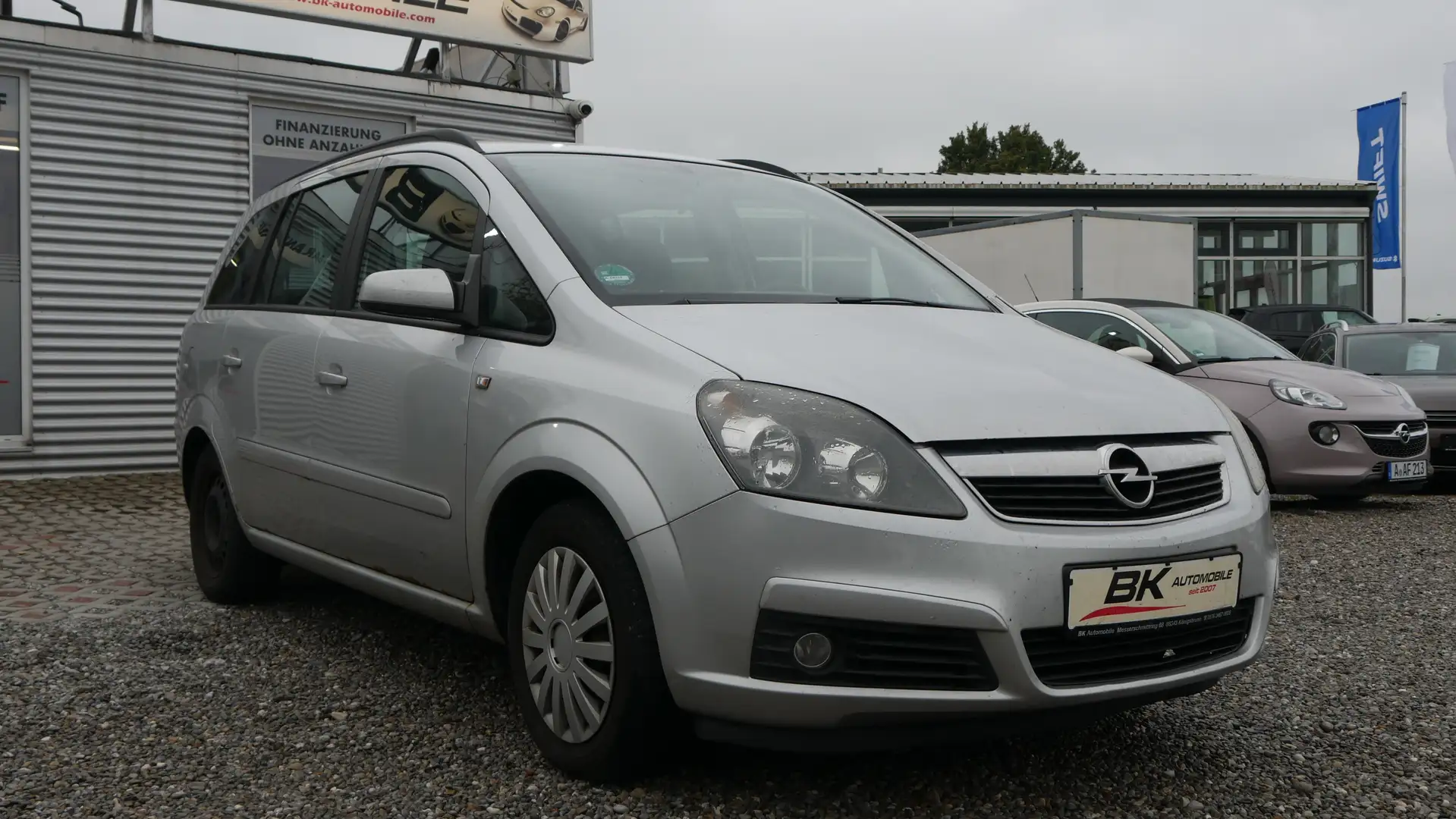 Opel Zafira 1.6 Edition 7. Sitzer Klimaanlage Tempomat Servo Grigio - 1