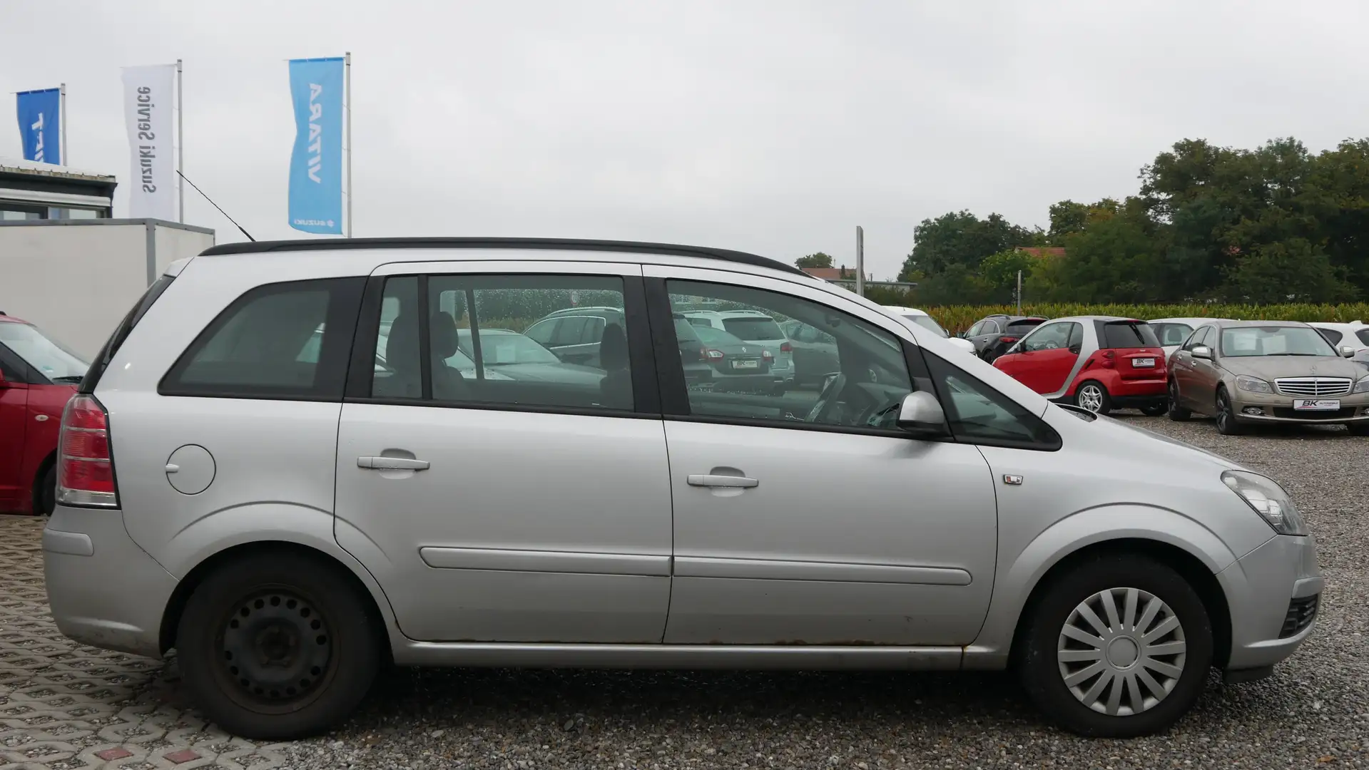 Opel Zafira 1.6 Edition 7. Sitzer Klimaanlage Tempomat Servo Grigio - 2