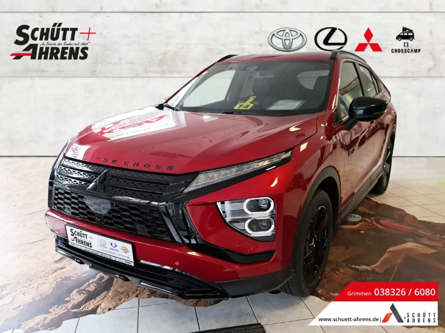 Mitsubishi Eclipse Cross 4WD 2.4 MIVEC EU6d Plug-in Hybrid Plus Select Blac Rood - 1