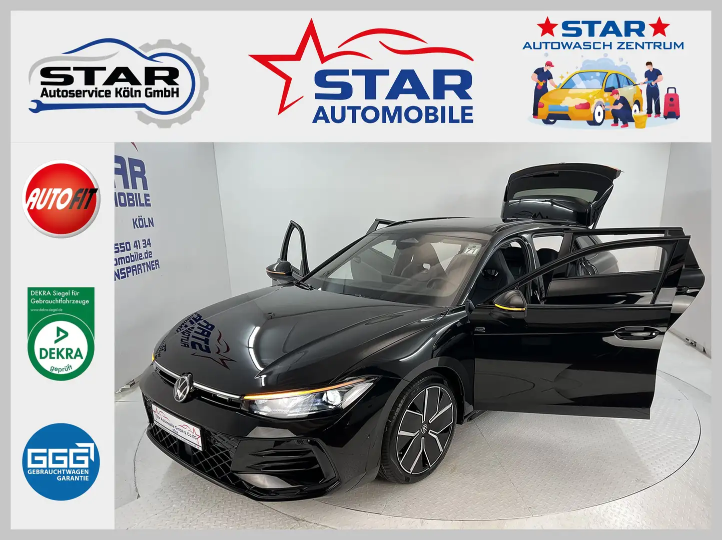 Volkswagen Passat Variant R-line*2.0TDI-110kW*H-Up*NAVI*TEMP*Schiebedach*EU6 Schwarz - 1