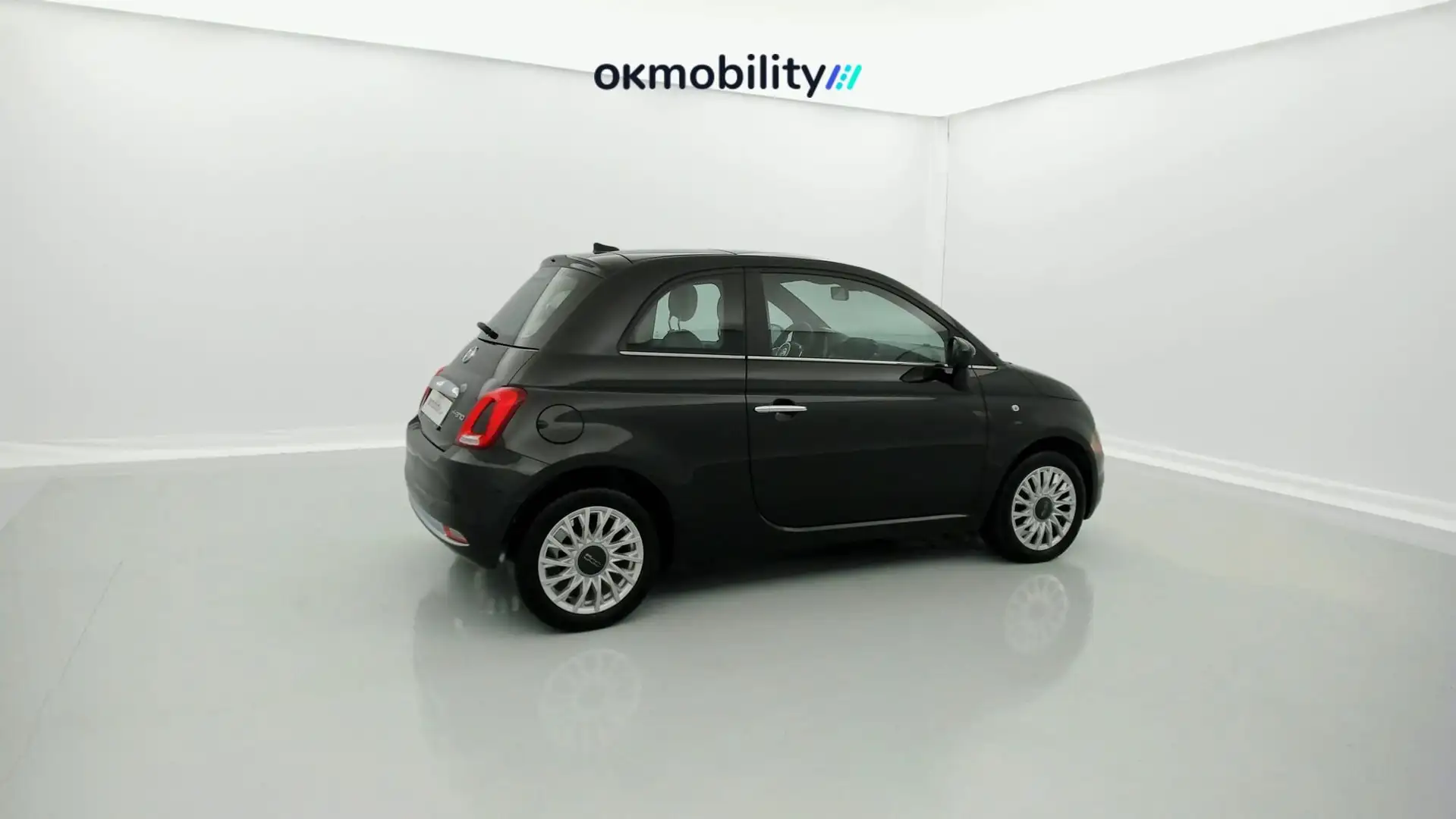 Fiat 500 1.0 Hybrid Monotrim 52kW Zwart - 2