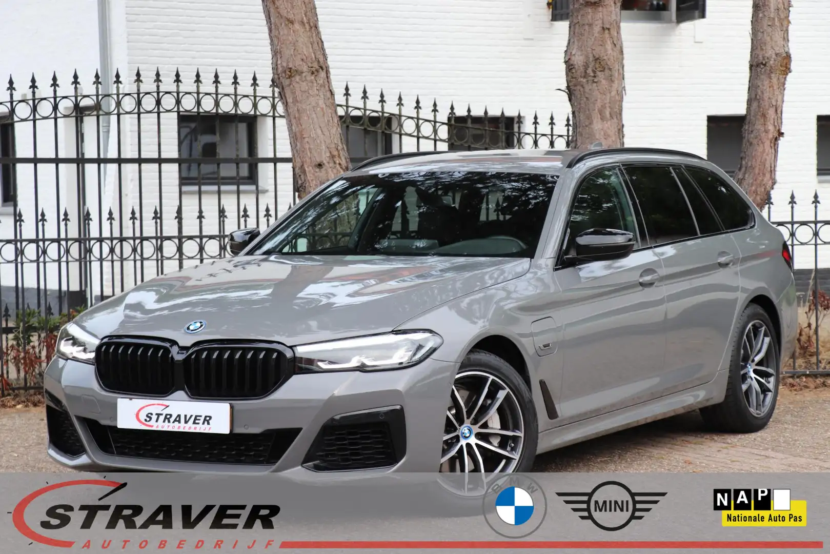 BMW 520 5-serie Touring 520e Executive |M-Sport Gris - 1