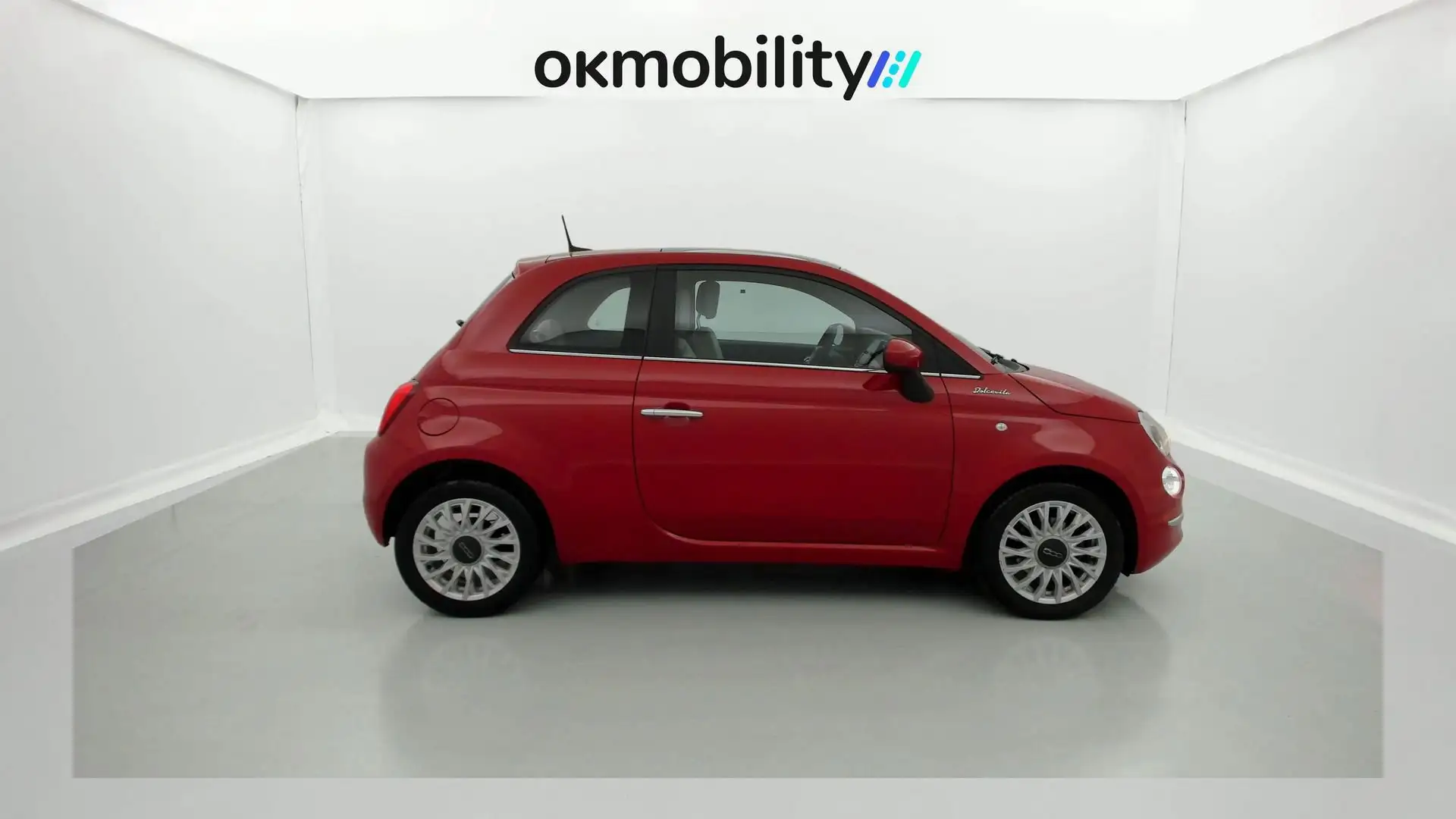 Fiat 500 1.0 HYBRID 70 MHEV dolcevita Piros - 2