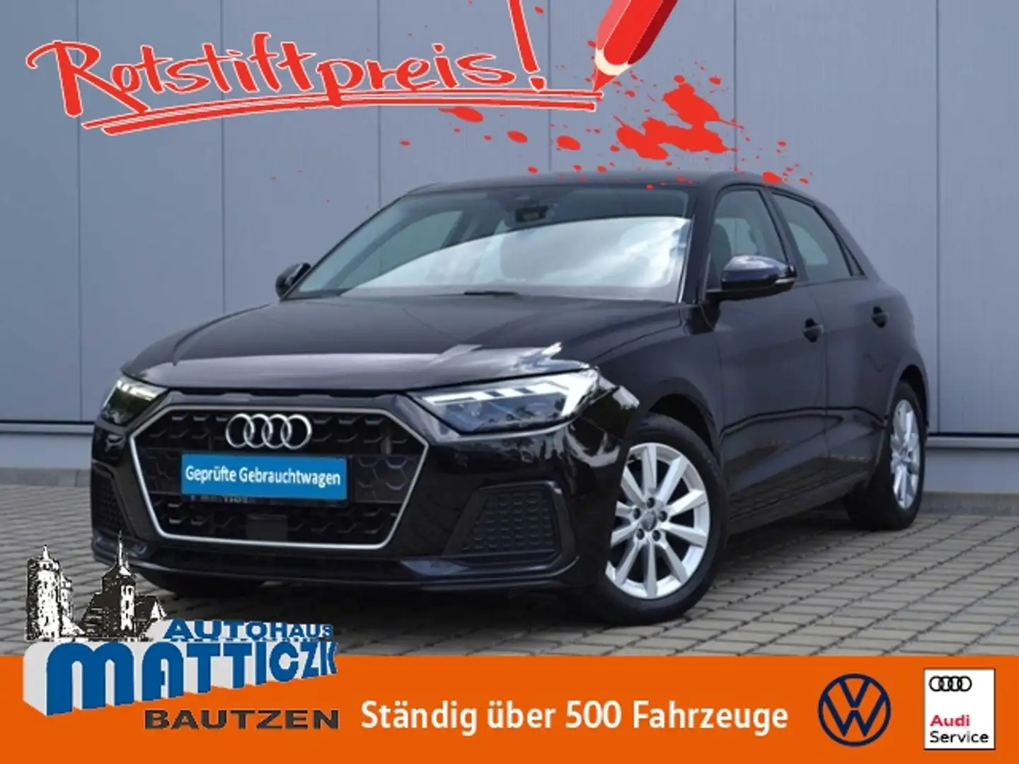 Audi A1 Sportback 30 TFSI Advanced LED/NAVI/VIRTUAL-COCKP Noir - 1