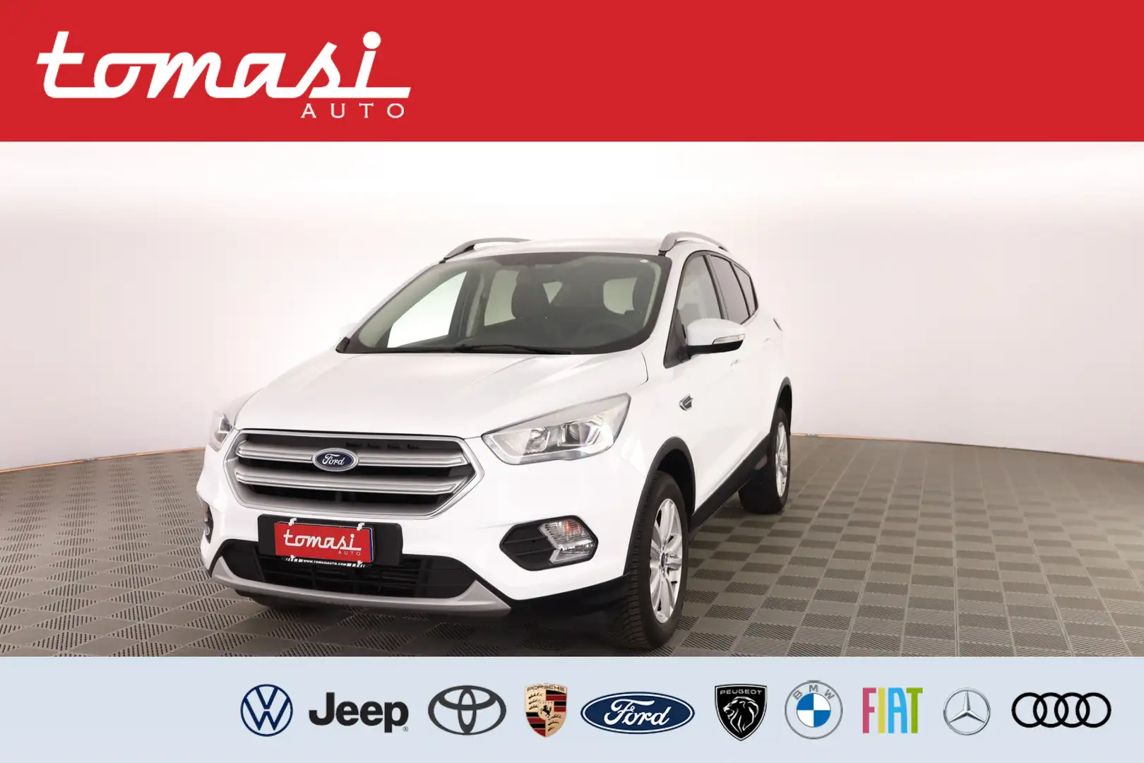 Ford Kuga FORD Kuga 2.0 TDCI 120 CV S&S 2WD Powershift Busin Blanc - 1