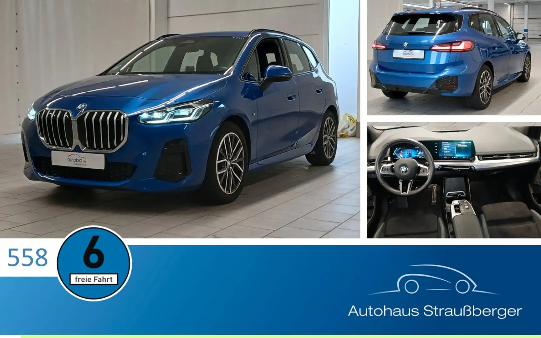 BMW 218 i M Sport ACC KZU 2ZK QI LED MFL RFK DA+ Blau - 1