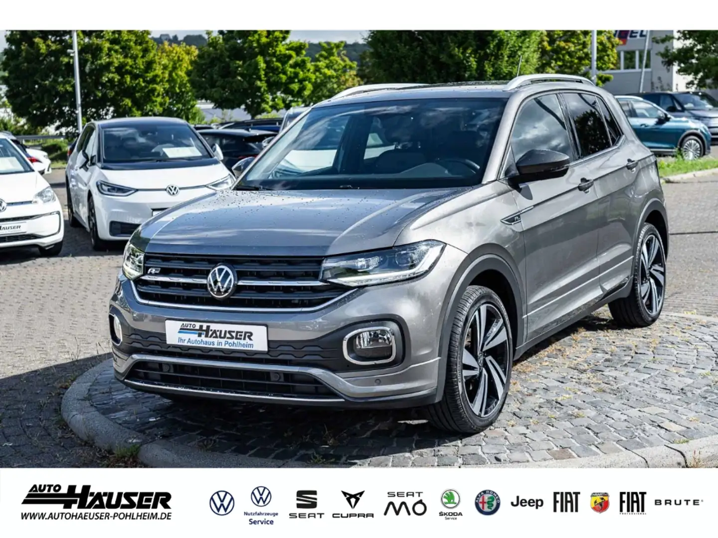 Volkswagen T-Cross R-Line 1.5 TSI DSG NAVI KAMERA ACC LED PDC APP-CON Grijs - 1
