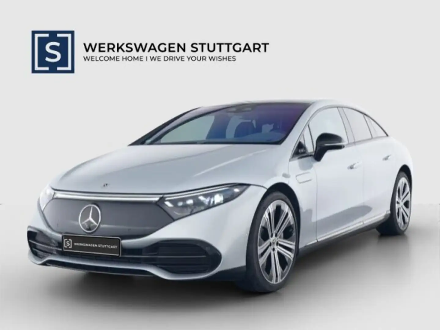 Mercedes-Benz EQS EQS 580 4M Premium+ 22" MASSAGE HA-Lenkung NP166 Silber - 1