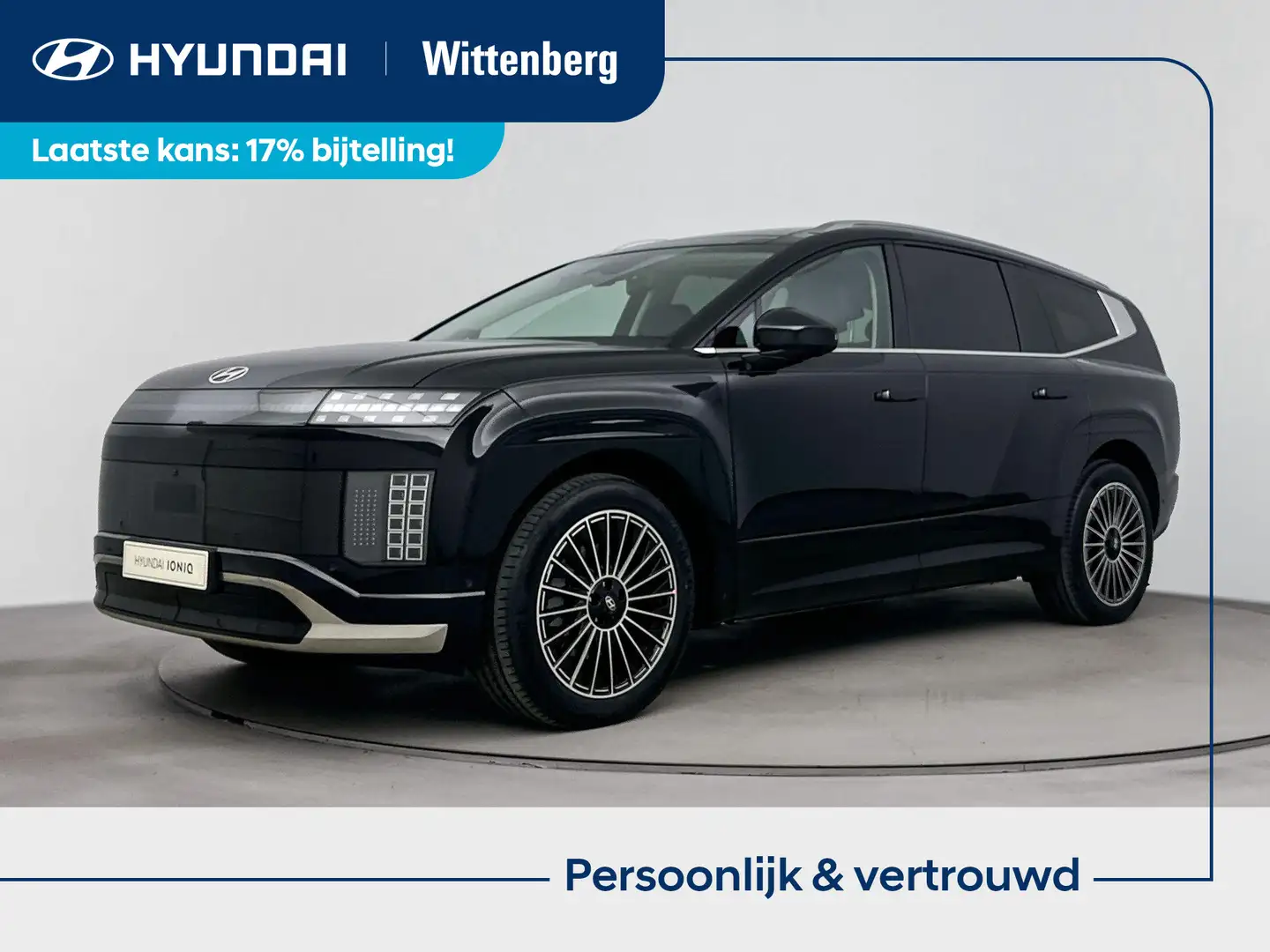 Hyundai IONIQ 9 Lounge AWD 7p. 110.3 kWh | Nieuw | Snel leverbaar Zwart - 1