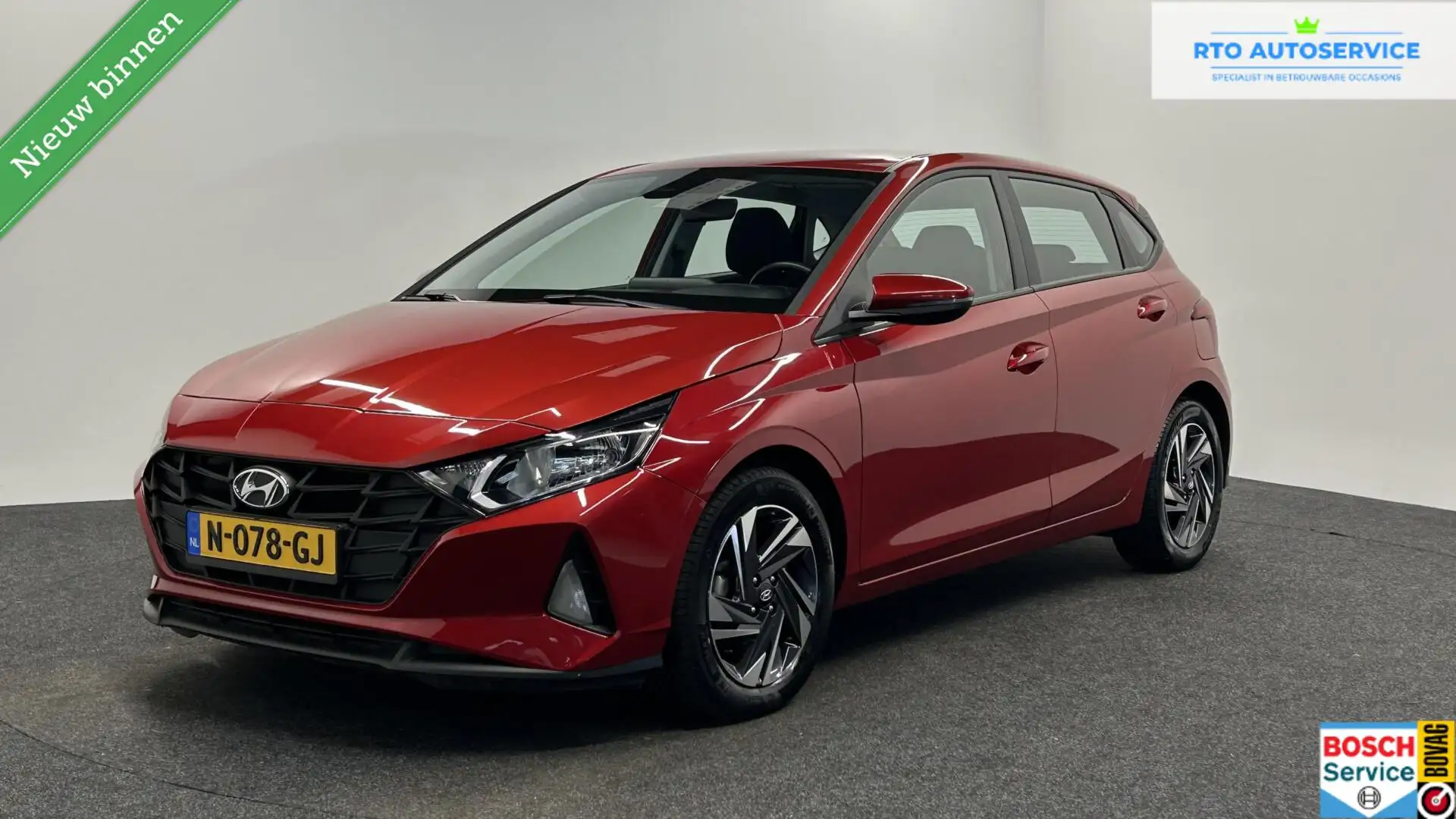 Hyundai i20 1.2 MPI i-Motion AIRCO CRUISE LM 27000 KM . Rouge - 1