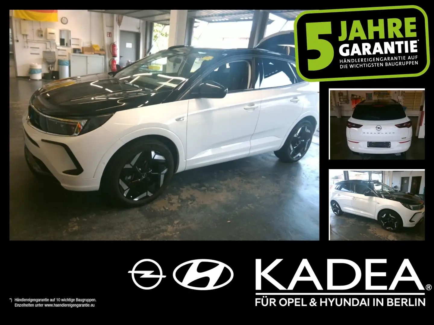 Opel Grandland Kamera,LED,Navi,CarPlay,Lenk+Sitzhzg Weiß - 1