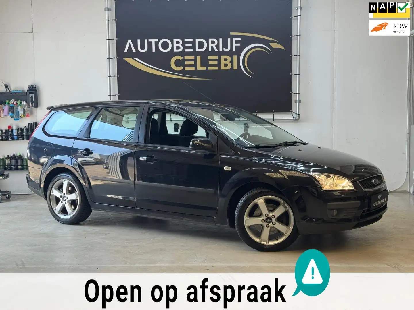Ford Focus Wagon 2.0-16V Rally Edition 2006 ZWART CRUISE Noir - 1