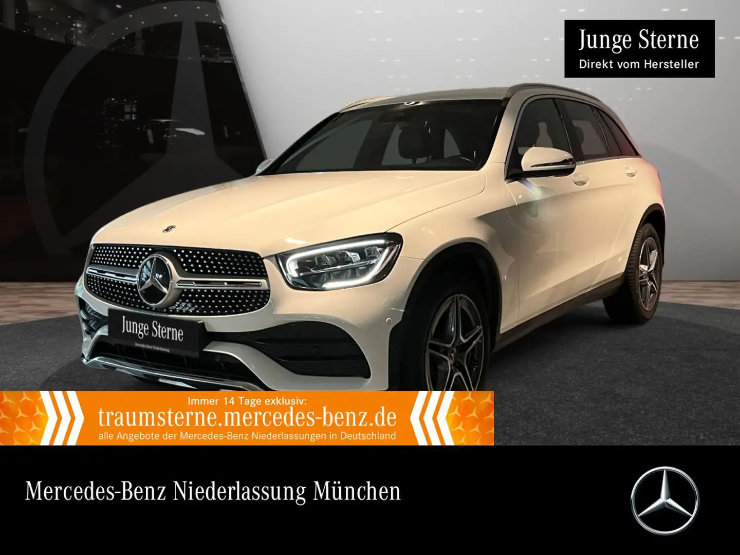 Mercedes-Benz GLC 220 d 4M AMG+LED+KAMERA+KEYLESS+9G Weiß - 1