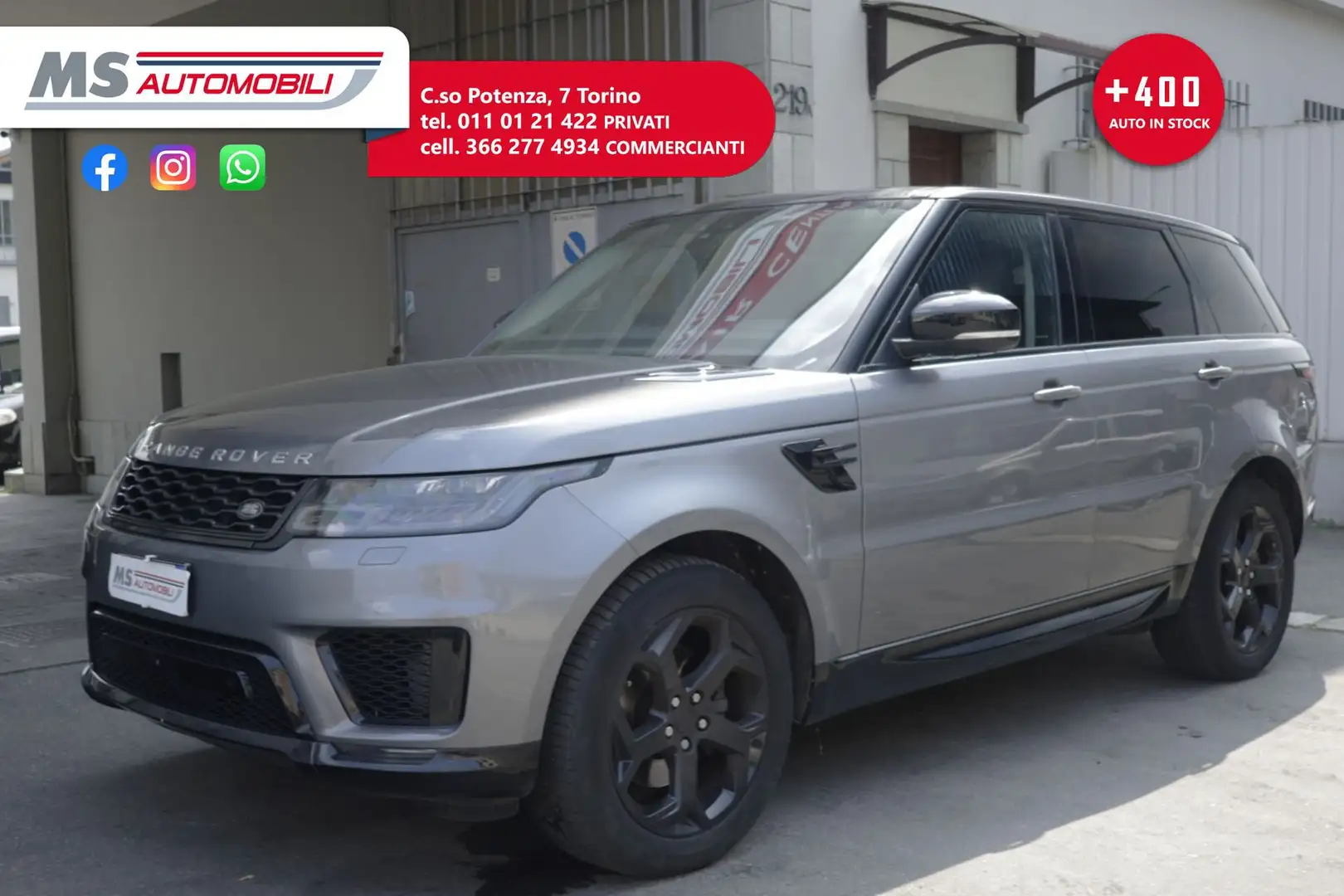 Land Rover Range Rover Sport 3.0 TDV6 HSE PROMOZIONE Unicoproprietario Grigio - 1