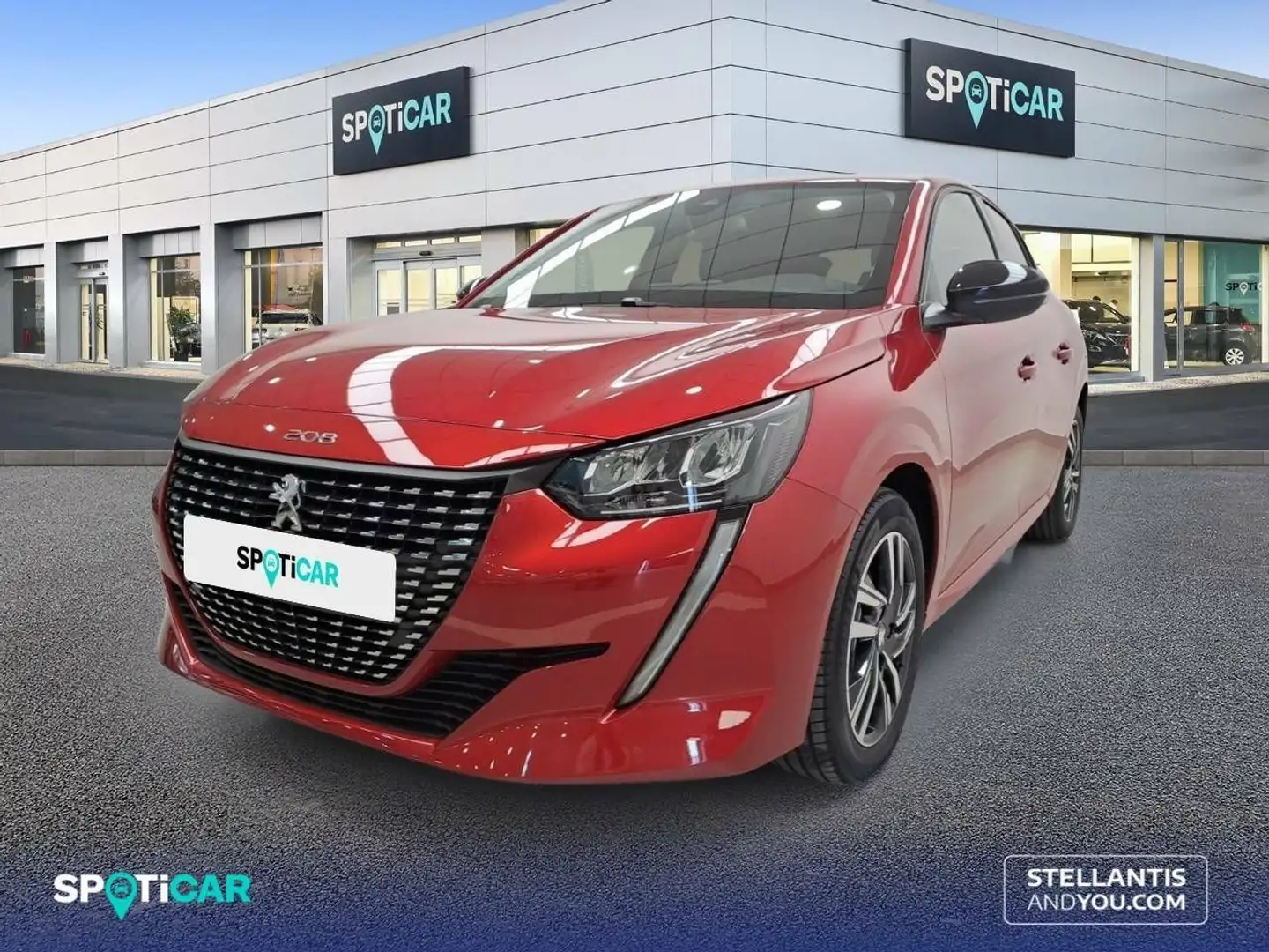 Peugeot 208 1.2 Puretech S&S Allure Pack 100 Rojo - 1
