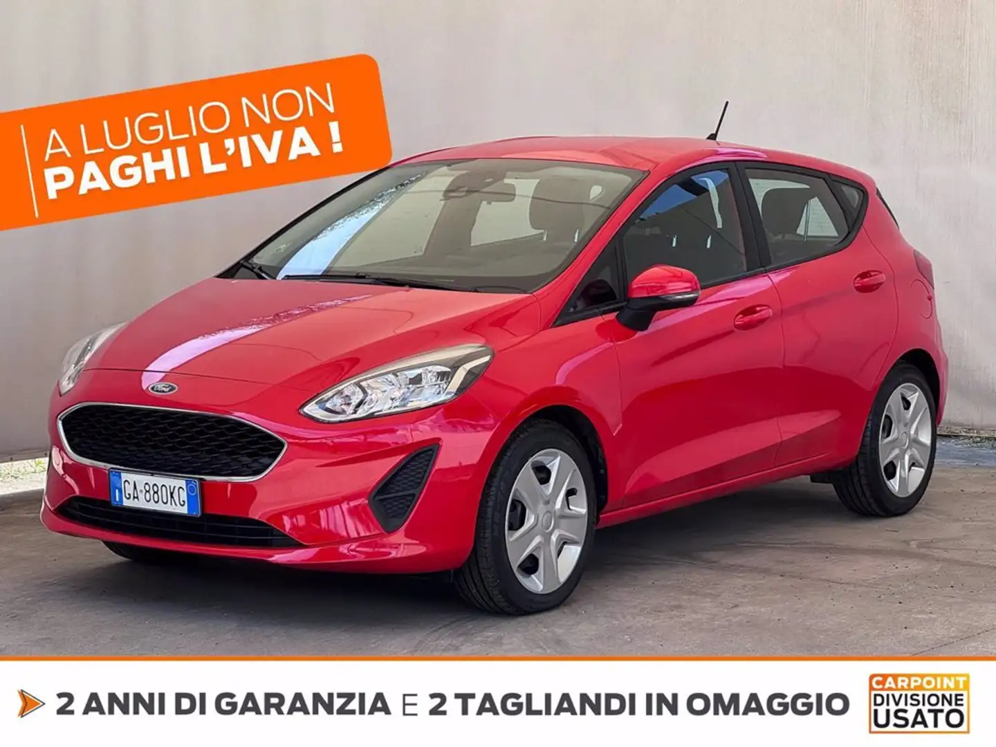 Ford Fiesta 5p 1.1 connect s&s 75cv Rosso - 1