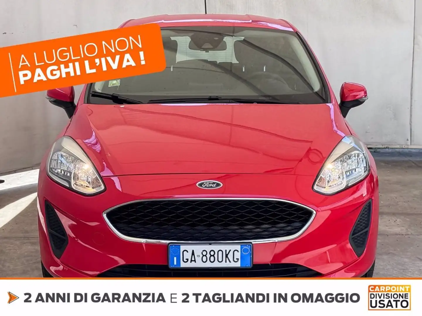Ford Fiesta 5p 1.1 connect s&s 75cv Rosso - 2
