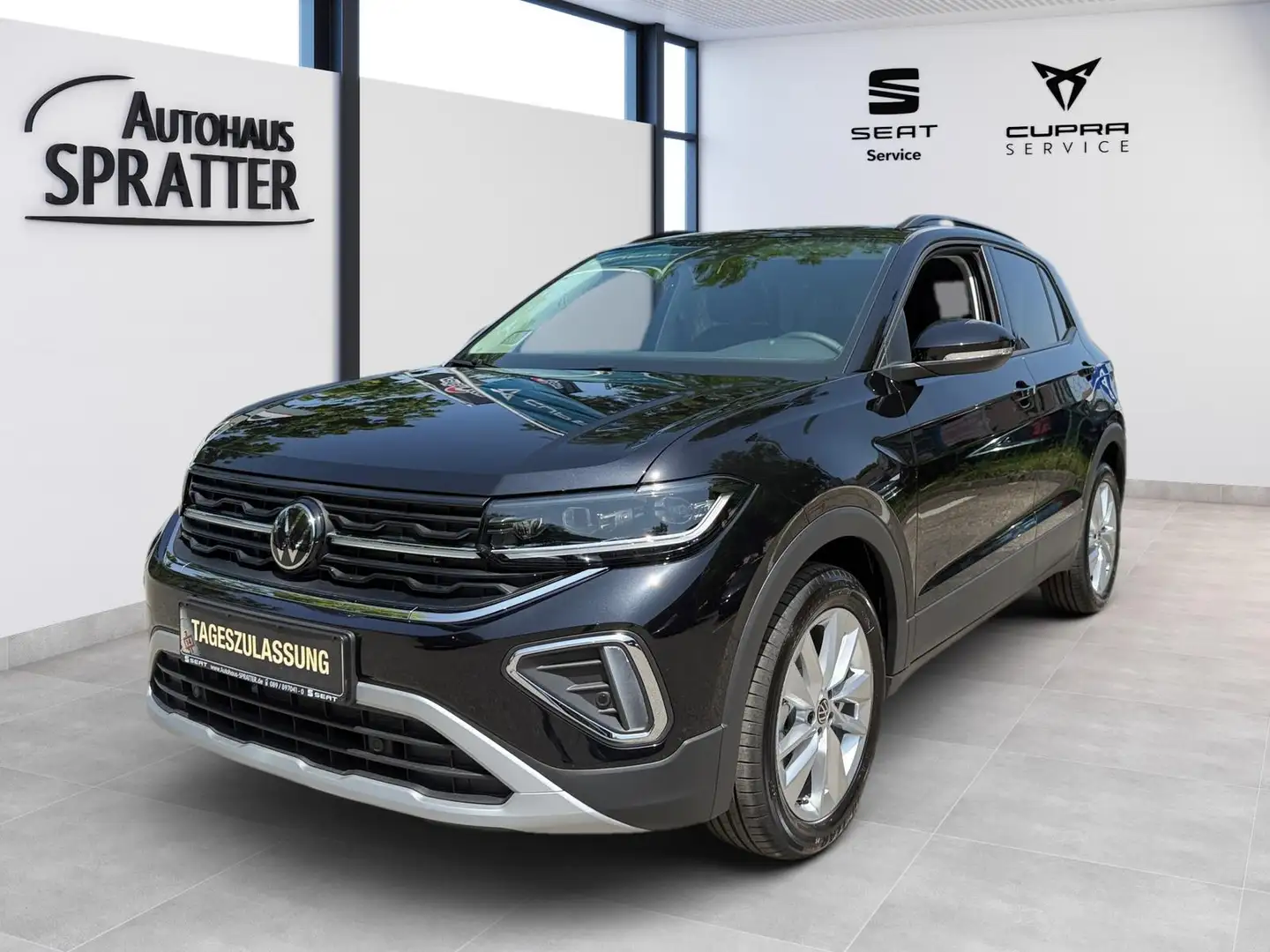 Volkswagen T-Cross 1.0 TSI DSG Life ACC AHK Matrix Kamera Schwarz - 1