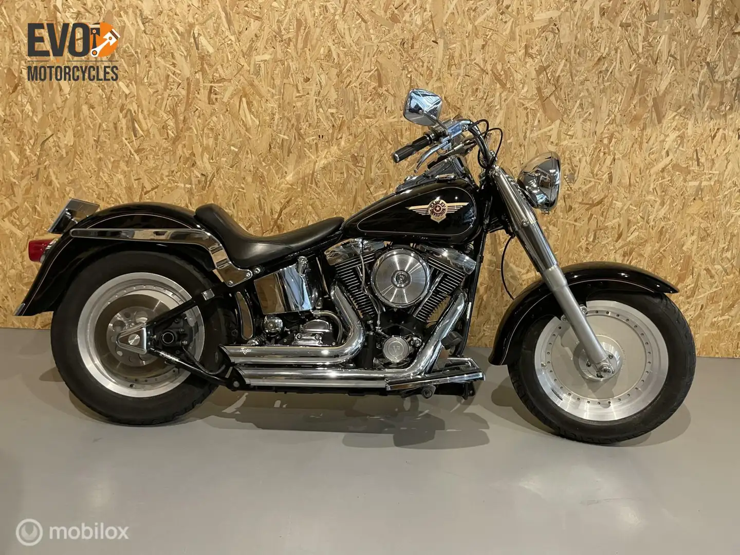 Harley-Davidson Fat Boy FLSTF Zwart - 1