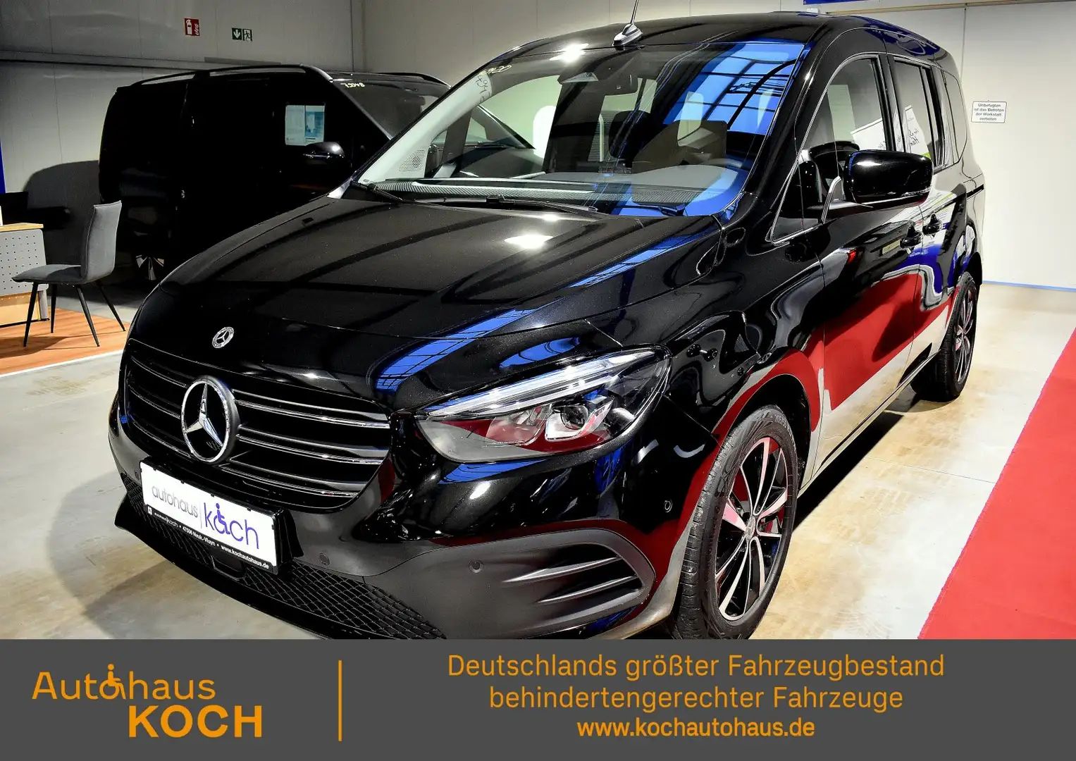 Mercedes-Benz T-Class T-Klasse 180 Progessive (EU-6d) rollstuhlgerecht Schwarz - 1