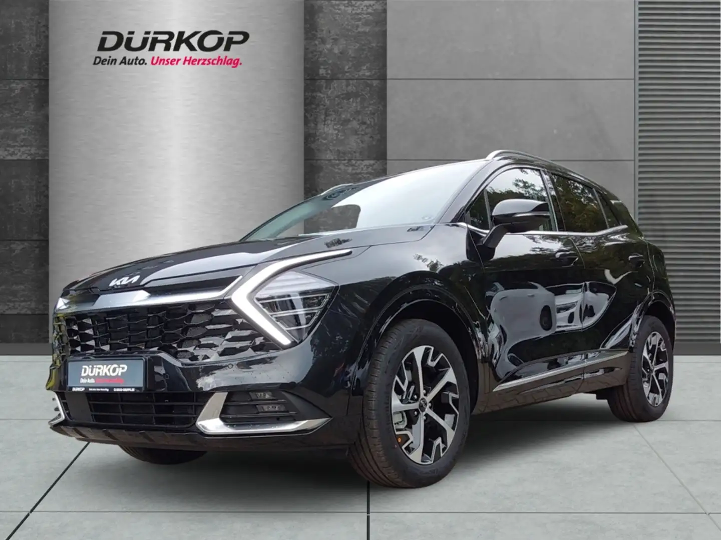 Kia Sportage Spirit Hybrid 1.6 T-GDI Navi RFK digitales Cockpit Negro - 1