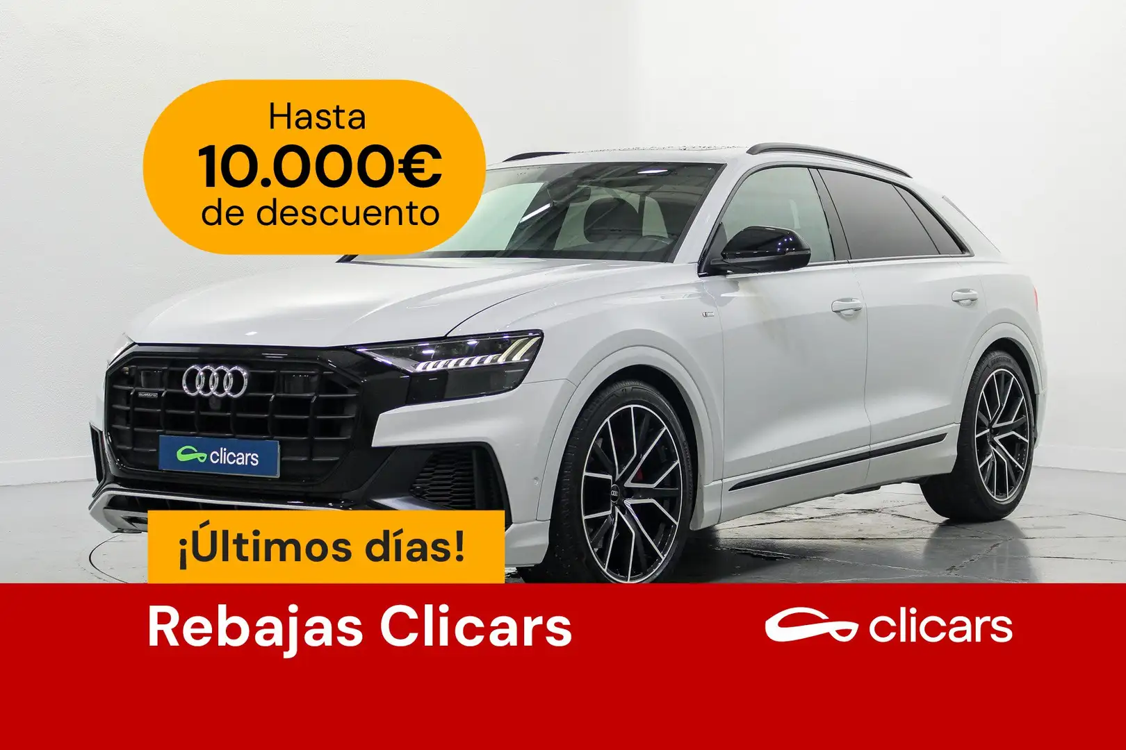 Audi Q8 50 TDI Black line quattro tiptronic Blanco - 1