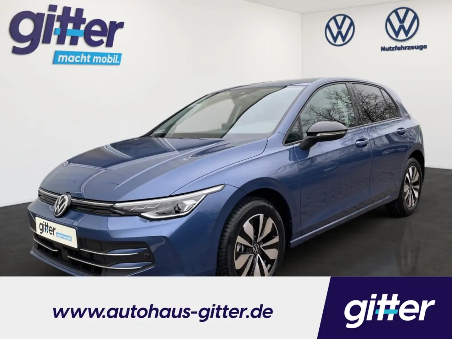 Volkswagen Golf VIII 1.5 eTSI GOAL LED PLUS KAMERA ACC APP ALU Blau - 1