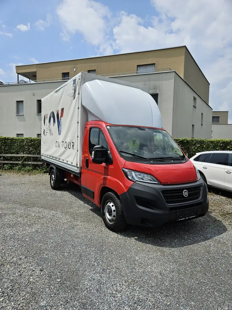 Fiat Ducato Plannenaufbau Rot - 1