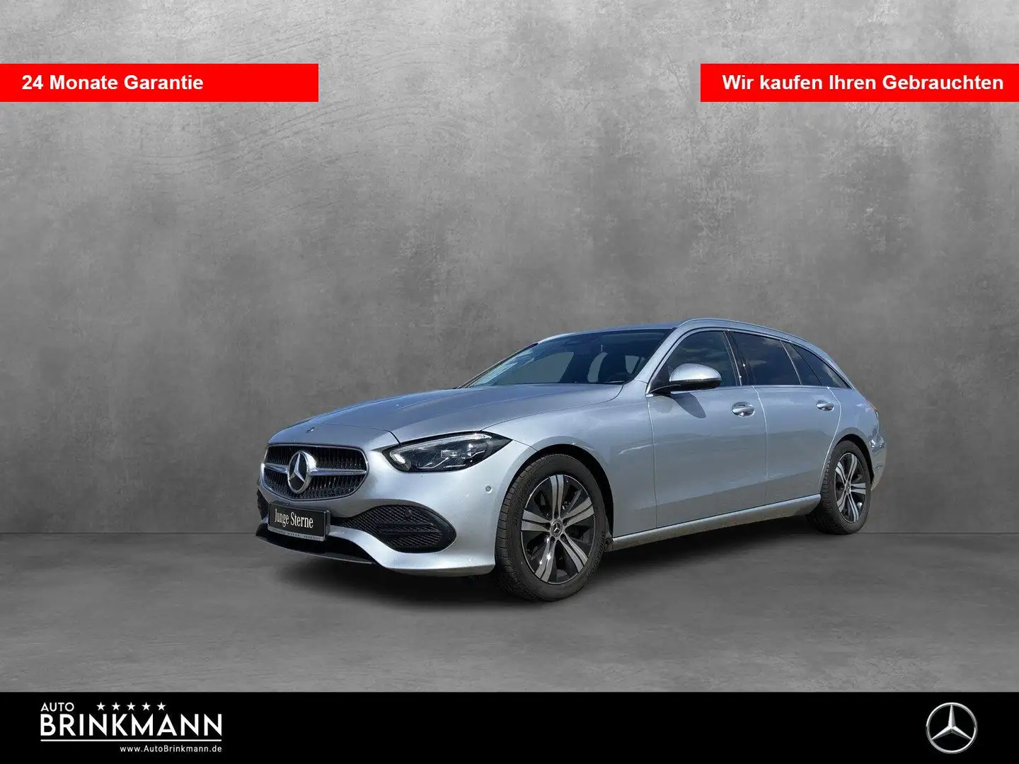 Mercedes-Benz C 220 C 220 d T-Modell AVANTGARDE Exterieur/LED/SHZ Argent - 1