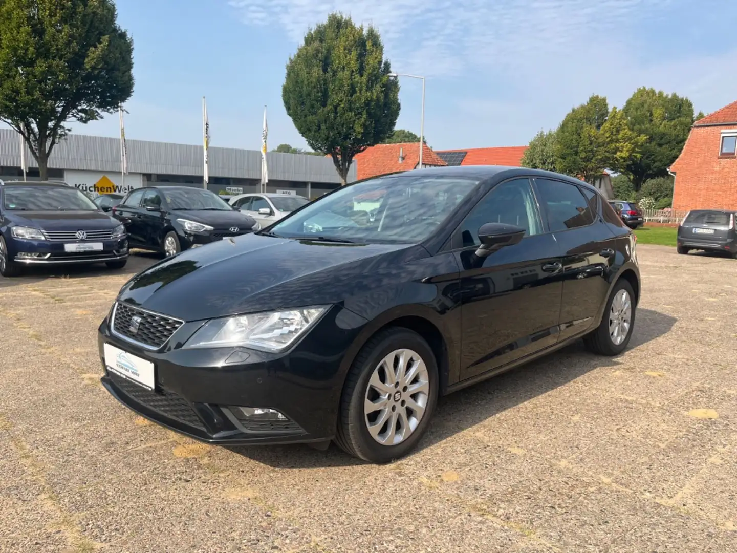 SEAT Leon 1.4 Navi,Scheckheft,Zahnriemen,Alufelgen Schwarz - 1