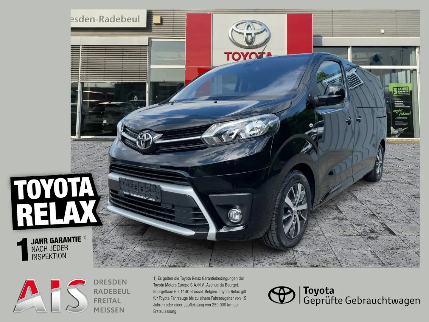 Toyota Proace Verso 2.0 D-4D L1 Team D AHK*Standhz*Navi Noir - 1