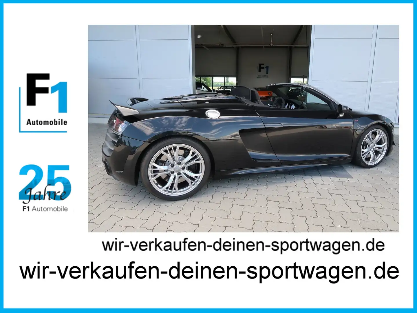 Audi R8 GT Spyder 1 of 333 R8-Sportsitze B&O KD unffr. uvm Czarny - 1